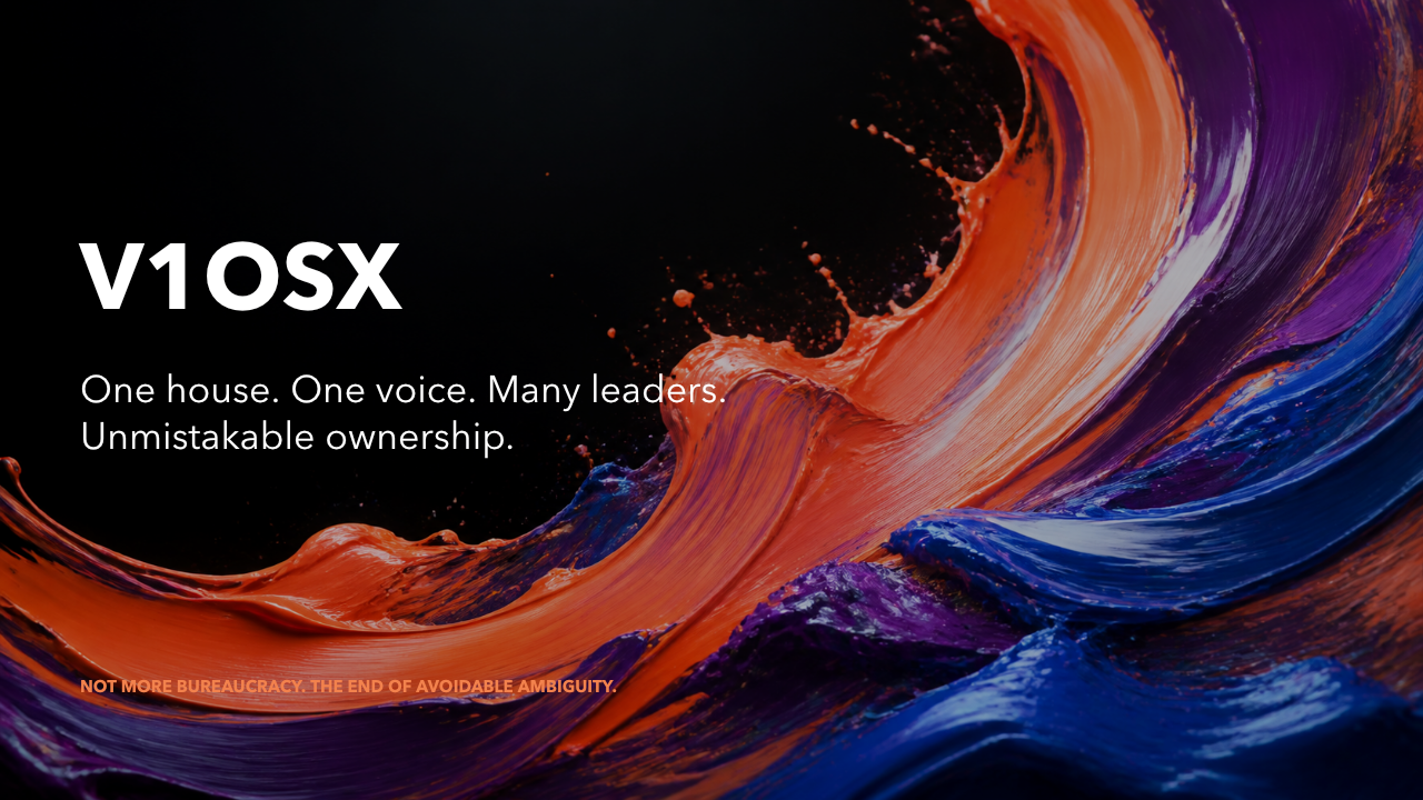 One house. One voice. Many leaders. Unmistakable ownership.